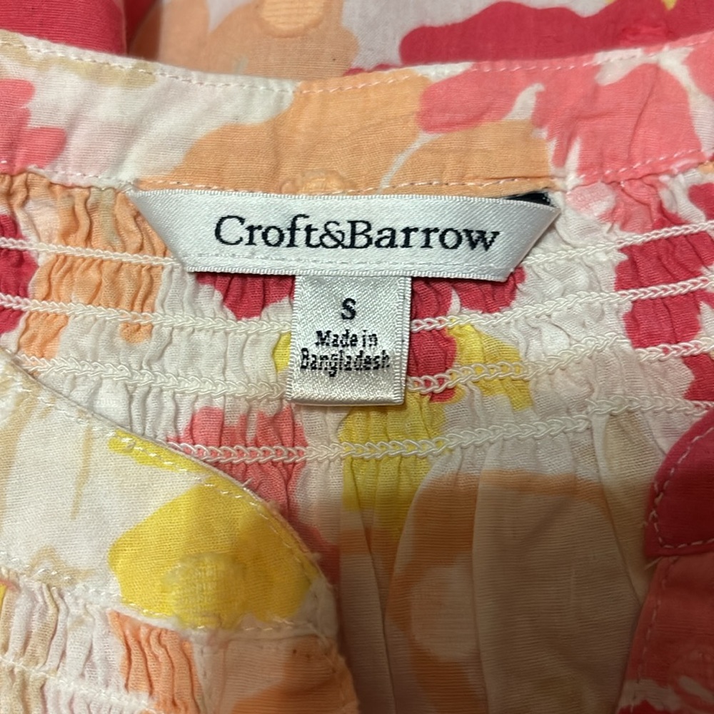 NWT Croft & Barrow Size Small Top - Picture 4 of 6